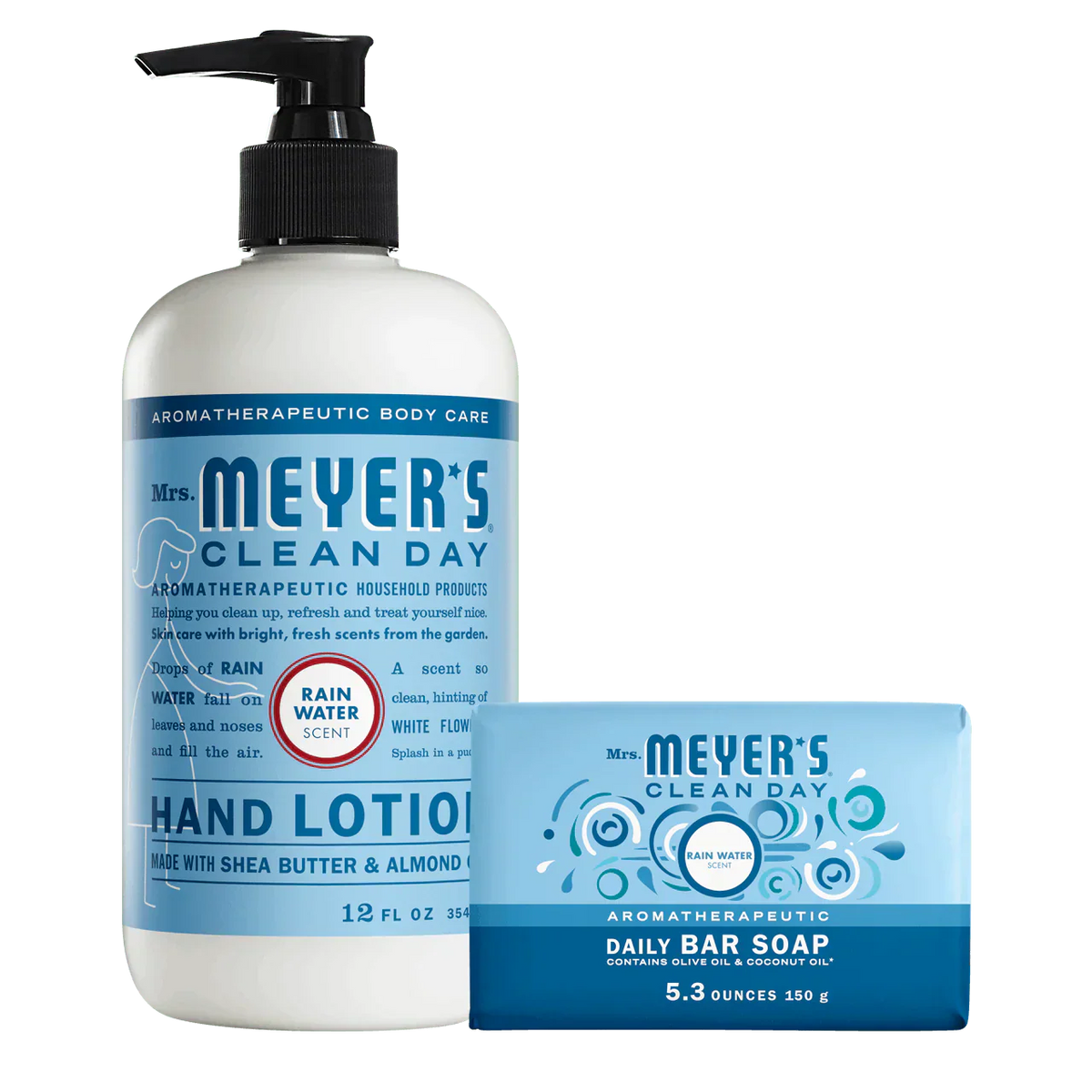 Rain Water Bar Soap & Hand Lotion Set