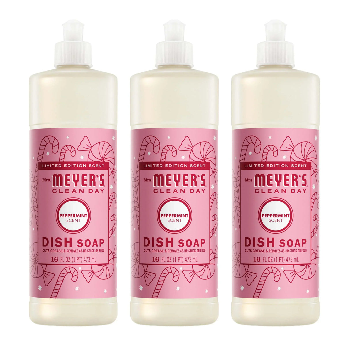 Peppermint Dish Soap 3-count Bundle